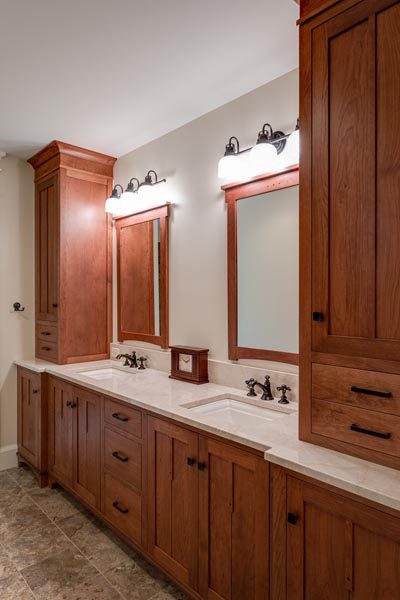 Bathroom Vanity & Cabinetry Built By Garner Woodworks