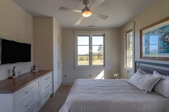Custom Woodworking Bedroom Entertainment Center