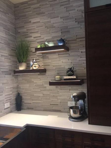 Custom Built Shelves With Custom Built Cabinets By Garner Woodworks
