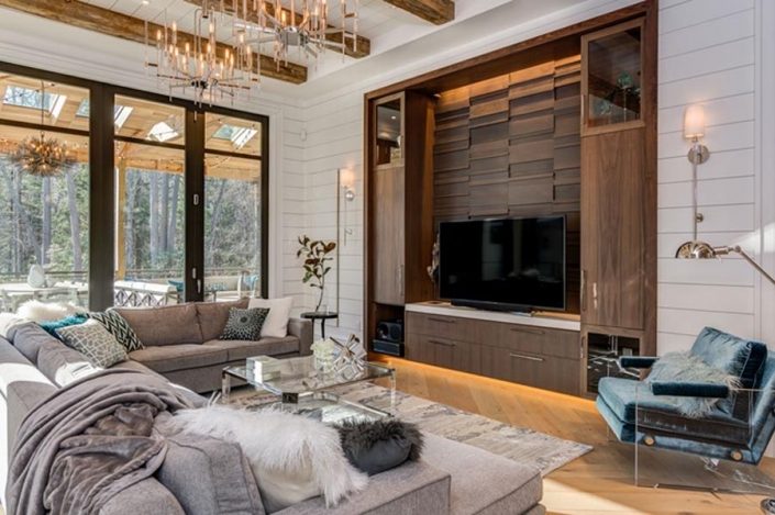 Custom Entertainment Center By Garner Woodworks
